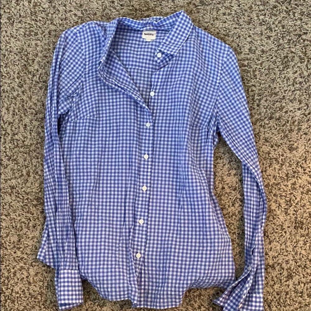 Gingham button down